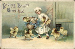 Loving Easter Greeting Postcard