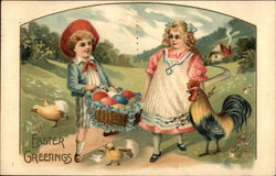 Easter Greetings Postcard