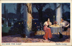 We Ride the Gale! Advertising Postcard Postcard Postcard