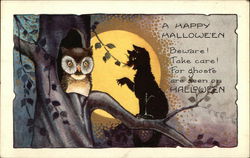 A Happy Halloween Postcard