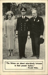 Britain's Leadership Royalty Postcard Postcard Postcard