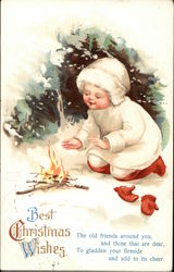 Best Christmas Wishes Postcard