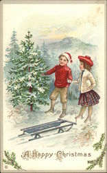 A Happy Christmas Postcard