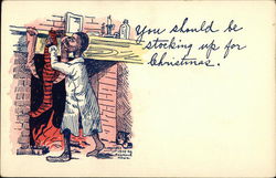 You Should Be Stocking Up For Christmas Postcard