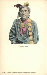 Indio Yaqui Man in Native Dress Postcard