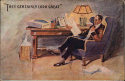 Morton Brothers Laundry Advertising Calendar Postcard