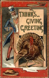 Thanksgiving Greeting Postcard