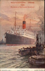 R.M.S. "Carinthia" - Cunard Line Postcard