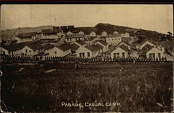 Parade, Casual Camp Postcard