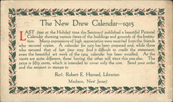 The New Drew Calendar--1915 Calendars Postcard Postcard Postcard