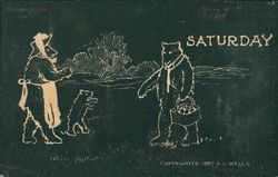 Bears on Saturday Postcard