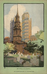 St. Paul's Chapel Religious Postcard Postcard Postcard