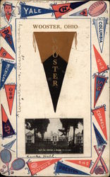 The College of Wooster Pennant Ohio School Pennants Postcard Postcard Postcard