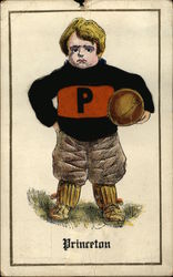 Princeton Football Universities Postcard Postcard Postcard