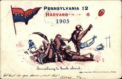 Rare University of Pennsylvania Football Postcard