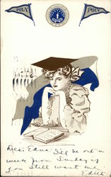 Polytechnic Institute of Brooklyn College Girl College Girls Postcard Postcard Postcard