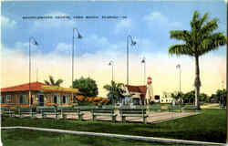 Shuffleboard Courts Postcard