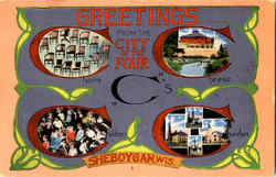 Greetings From The City Of The Four C's Postcard