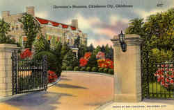 Governor's Mansion Oklahoma City, OK Postcard Postcard