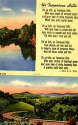 Ye Tennessee Hills Poems & Poets Postcard Postcard