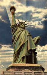 The Statue Of Liberty Postcard