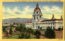 The Pasadena City Hall Postcard