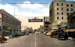 Main Street Salinas, CA Postcard Postcard