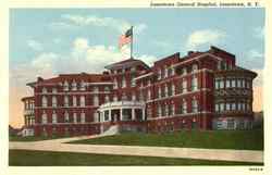 Jamestown General Hospital New York Postcard Postcard