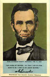 Abraham Lincoln Postcard