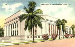 First Church Of Christ Scientist Miami, FL Postcard Postcard