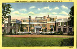 Home Of Franklin D. Roosevelt Postcard