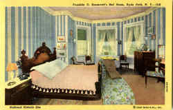 Franklin D. Roosevelt's Bed Room Postcard