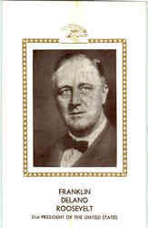 Franklin Delano Roosevelt Postcard