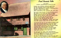 Paul Revere House Postcard