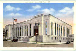 Post Office Nashville, TN Postcard Postcard