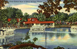 Glass - Bottom Boats At Silver Springs Florida Postcard Postcard