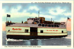 New Put-In-Bay Passenger And Auto Ferry Boats, Ships Postcard Postcard