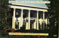 Home Of The President Of The University Of Georgia Postcard