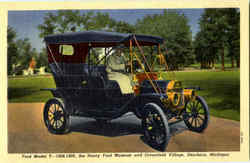 Ford Model T Dearborn, MI Postcard Postcard