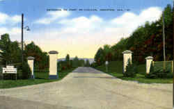 Entrance To Fort Mc Clellan Postcard