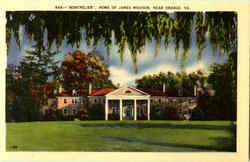 Montpelier Home Of James Madison Postcard