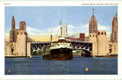 Outer Drive Bridge And Skyline Postcard