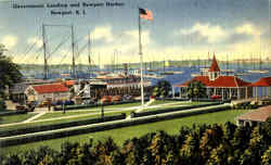 Government Landing And Newport Harbor Postcard