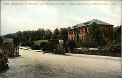 Main Entrance to Arnold Arboretum Postcard