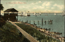 Wianno Beach Massachusetts Postcard Postcard Postcard