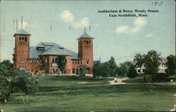 Auditorium & Betsy Moody House Postcard