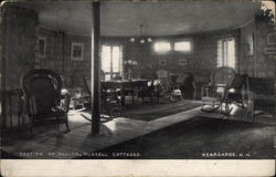 Russell Cottages - Parlor Postcard