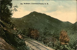 Scenic View of Mount Webster Crawford Notch, NH Postcard Postcard Postcard