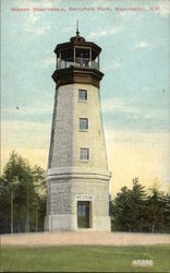 Weston Observatory, Derryfield Park Postcard