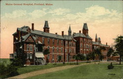 Maine General Hospital Postcard